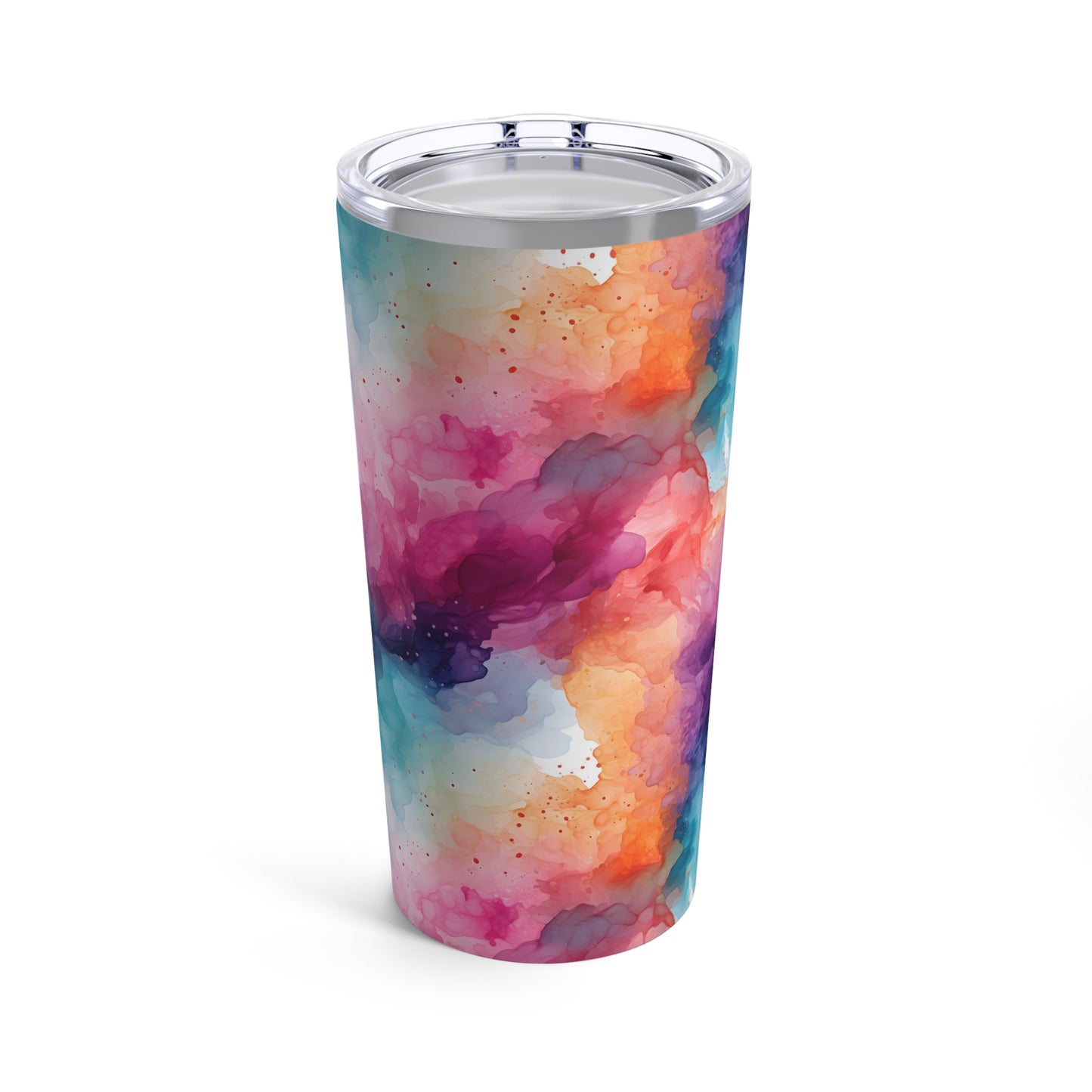 Rainbow Watercolor Tumbler 20oz