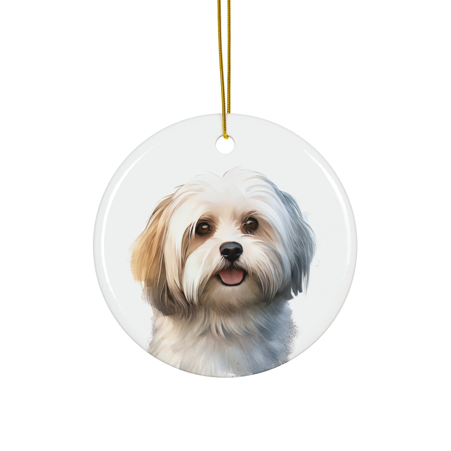 Havanese Ceramic Ornament