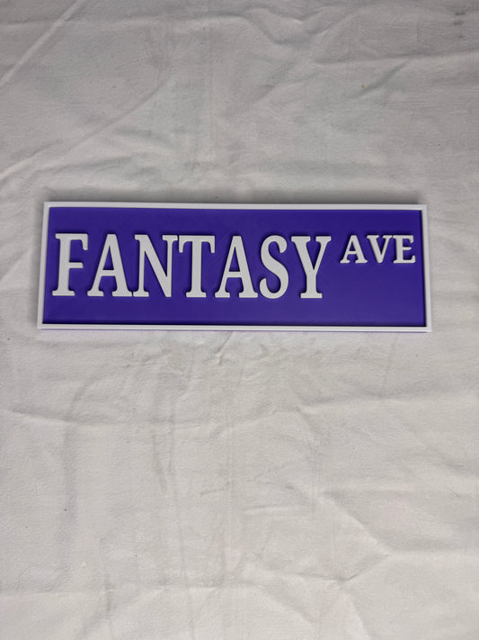 Fantasy Ave Sign