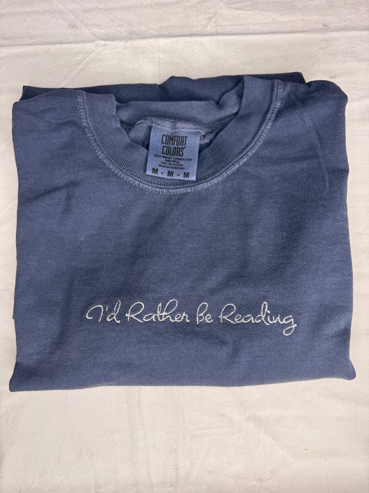 I’d Rather Be Reading Shirt