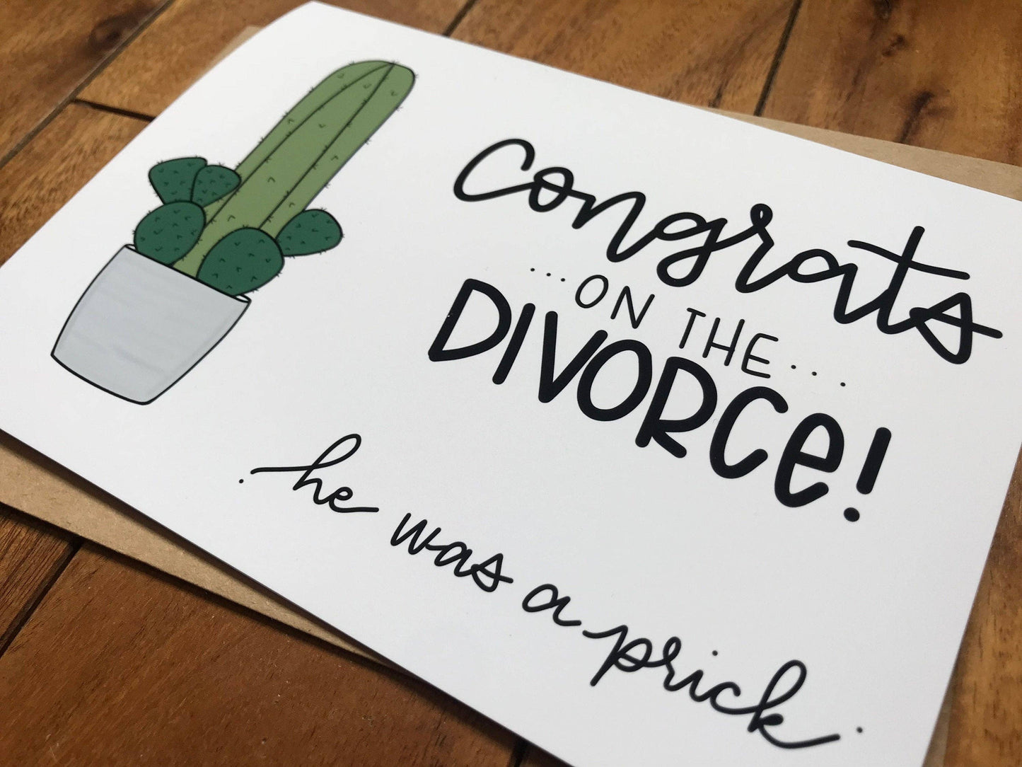 Congrats on the Divorce by Stonedonut Design