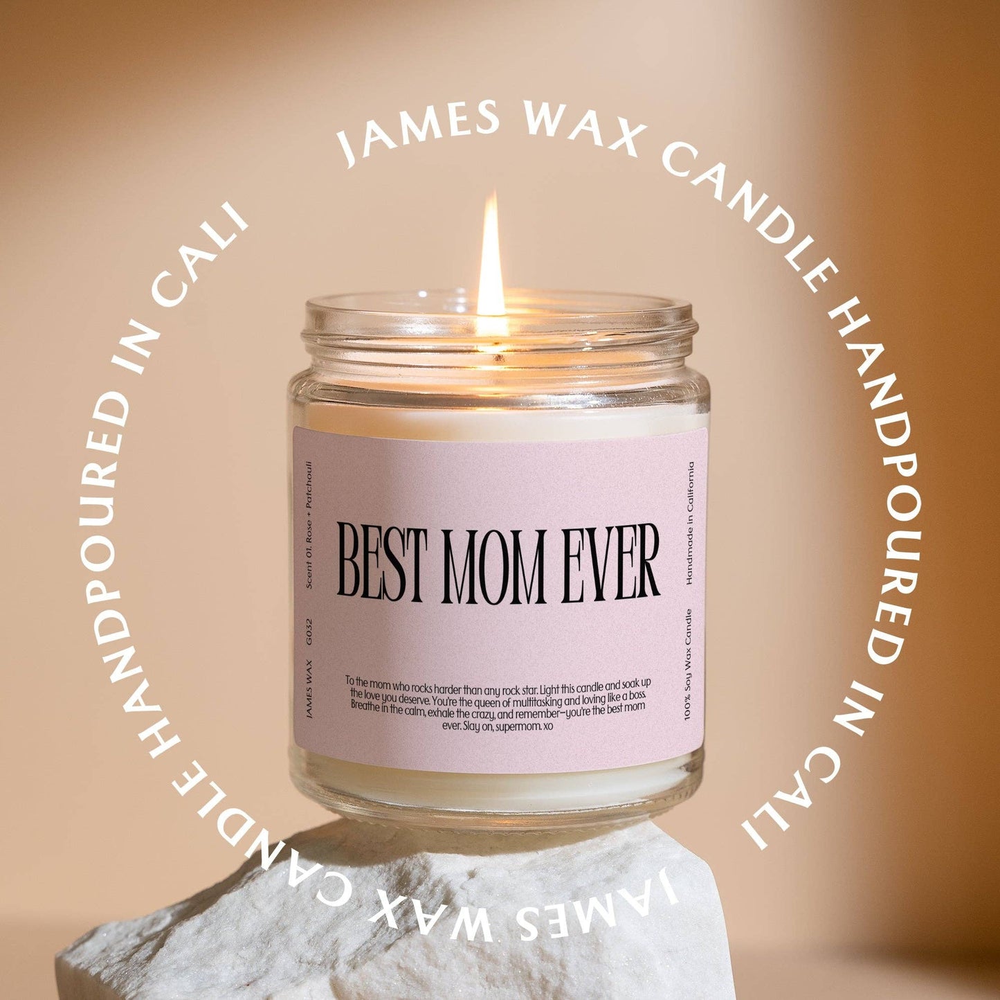 Mother’s Day Mom Best Mom Ever Candle Mother’s Day