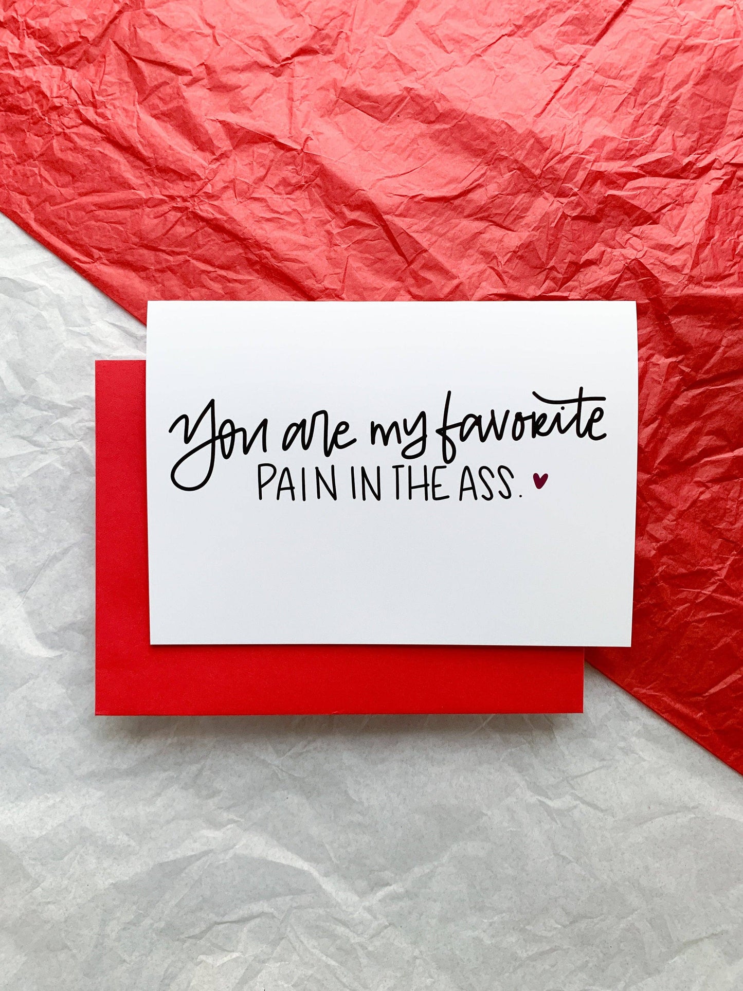 You Are My Favorite Pain in the Ass Snarky Handmade Val