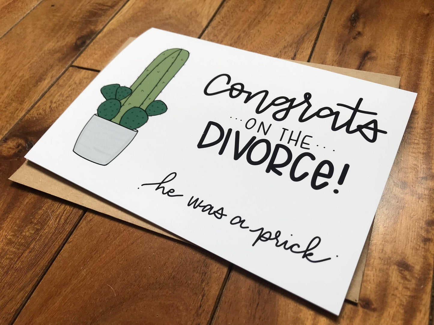 Congrats on the Divorce by Stonedonut Design