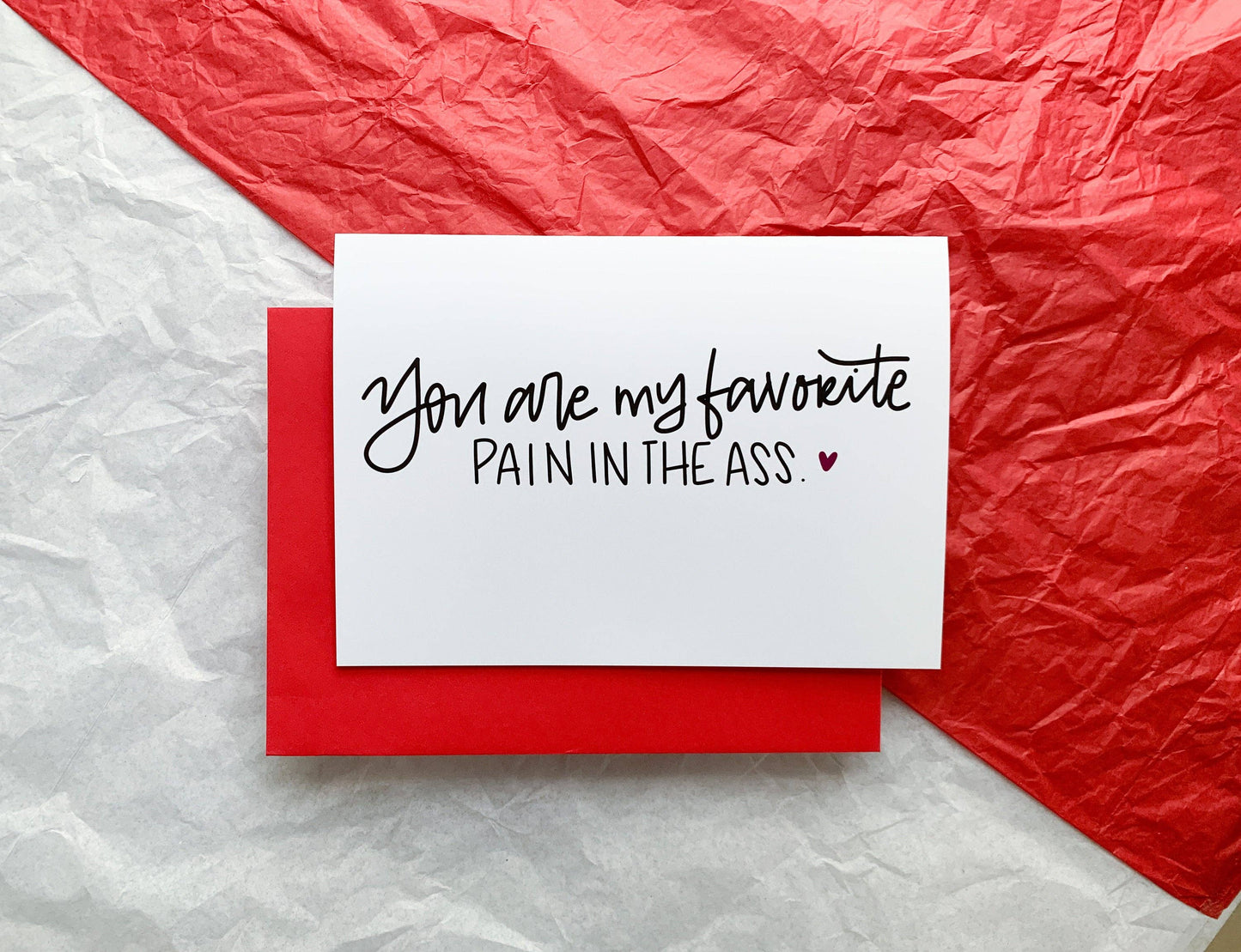 You Are My Favorite Pain in the Ass Snarky Handmade Val