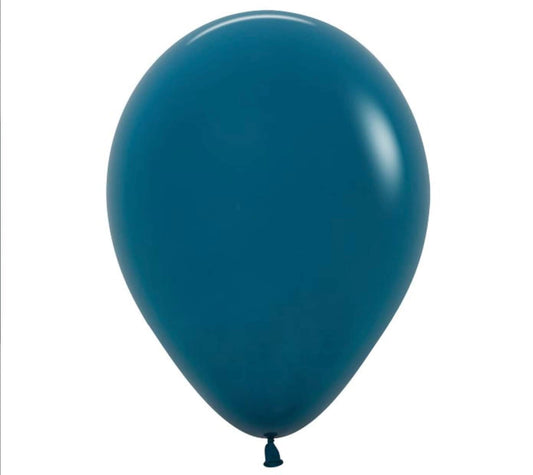 Deep Teal 11 Inch Latex Balloons