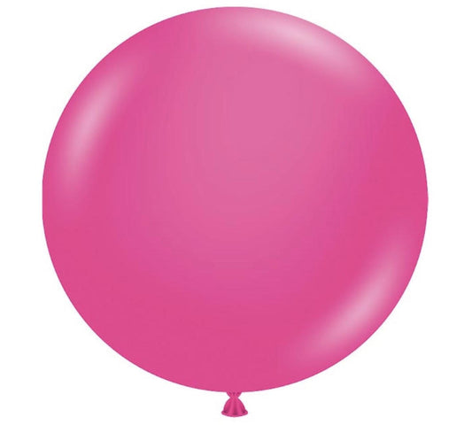 Pink Tuftex Balloon 3 Foot Latex - Hot Pink