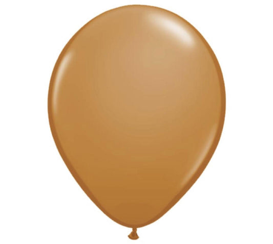 Mocha Brown 11 Inch Latex Balloons