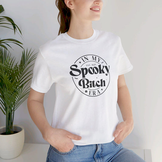 Spooky Bitch Era Shirt Unisex Jersey Short Sleeve Tee Halloween Shirt Funny Shirt