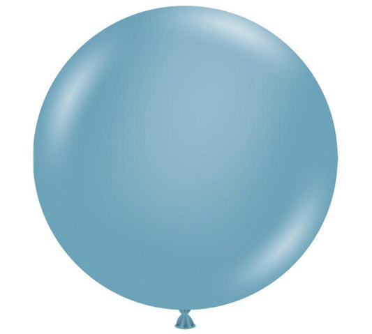 Blue Tuftex Balloon 3 Foot Latex - Blue Slate