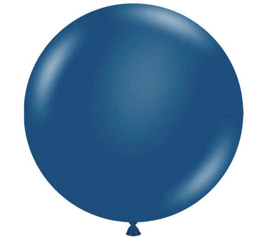 Blue Tuftex Balloon 3 Foot Latex - Navy