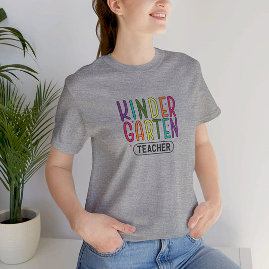 Kindergarten Shirt Unisex Jersey Short Sleeve Tee Teacher Shirt