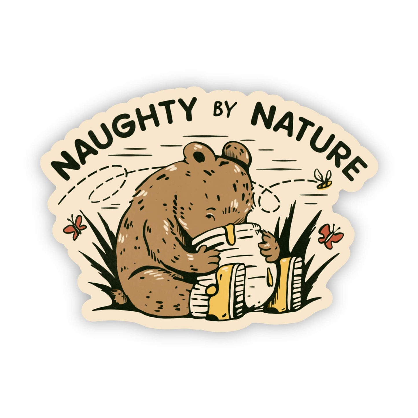 Naughty by Nature Sticker