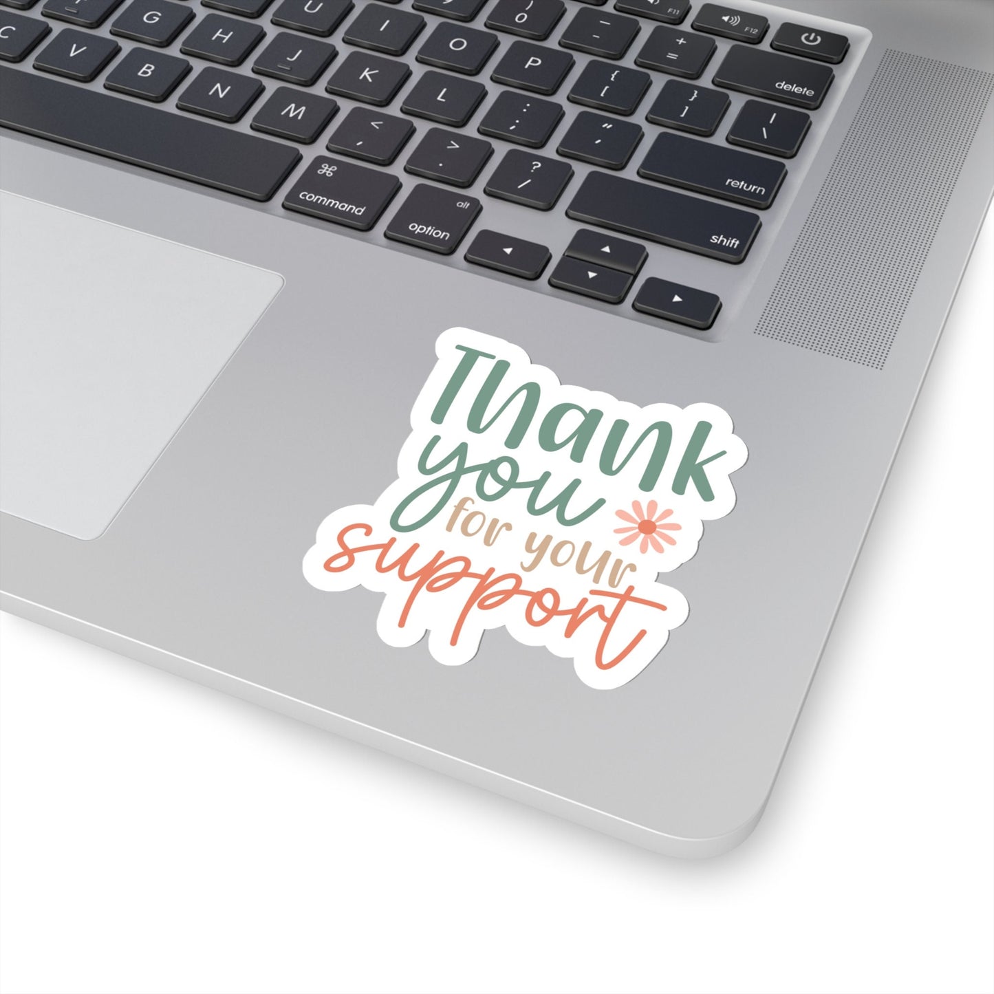 Thank You for Your Support Small Business Kiss-Cut Sticker Mailer Sticker