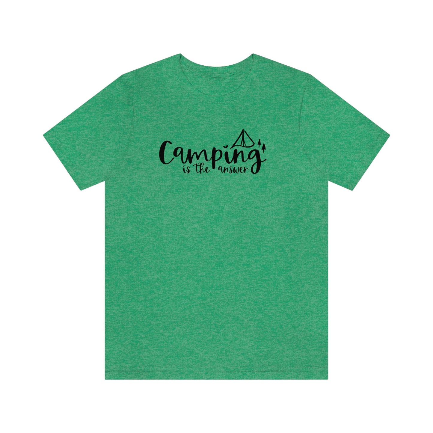 Camping is Life Jersey Short Sleeve Tee Camper Shirt