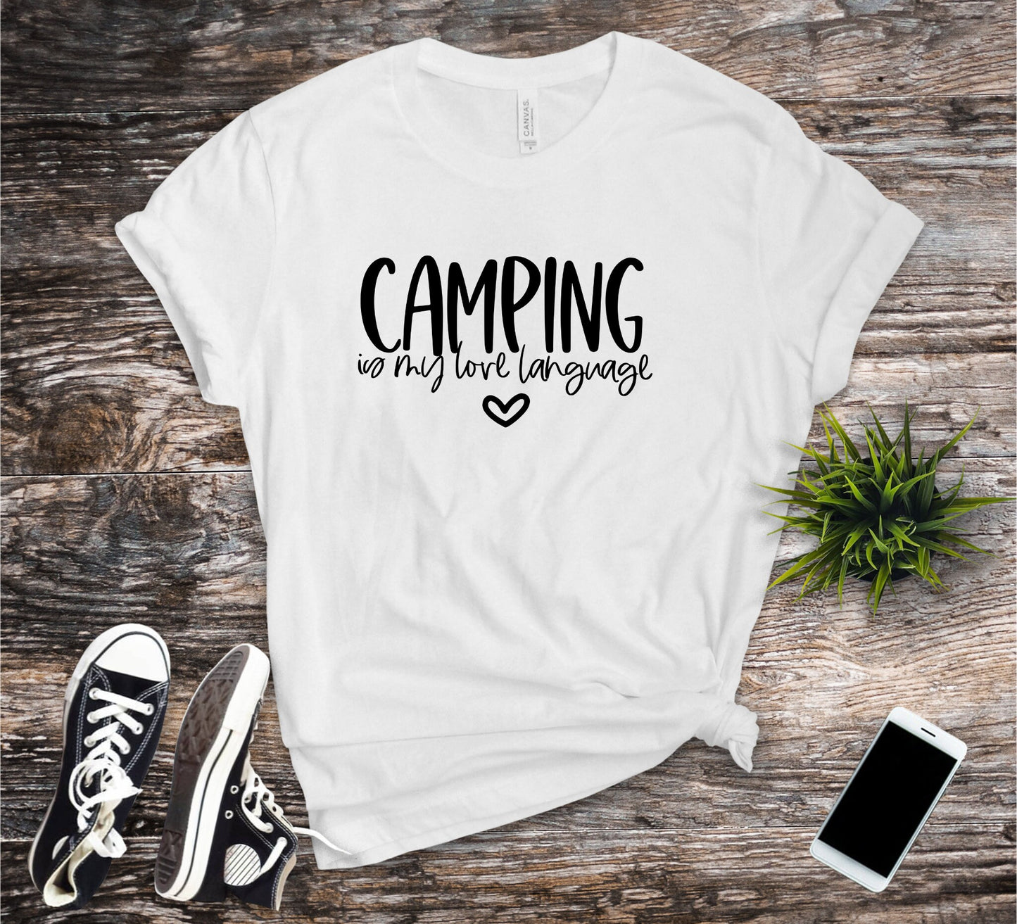 Camping is My Love Language Jersey Short Sleeve Tee Camping Shirt