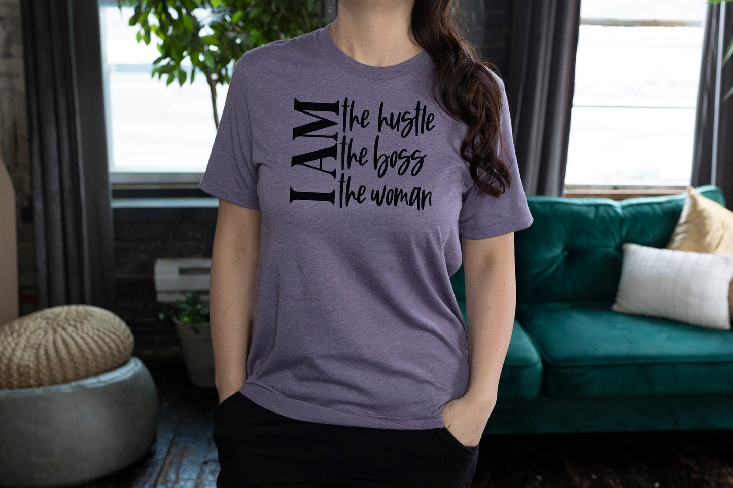 I Am The Hustle The Boss The Woman Unisex T Shirt Entrepreneur Shirt