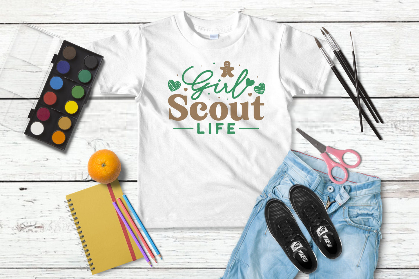 Official Girl Scout Life Polyester T Shirt Scout Shirt