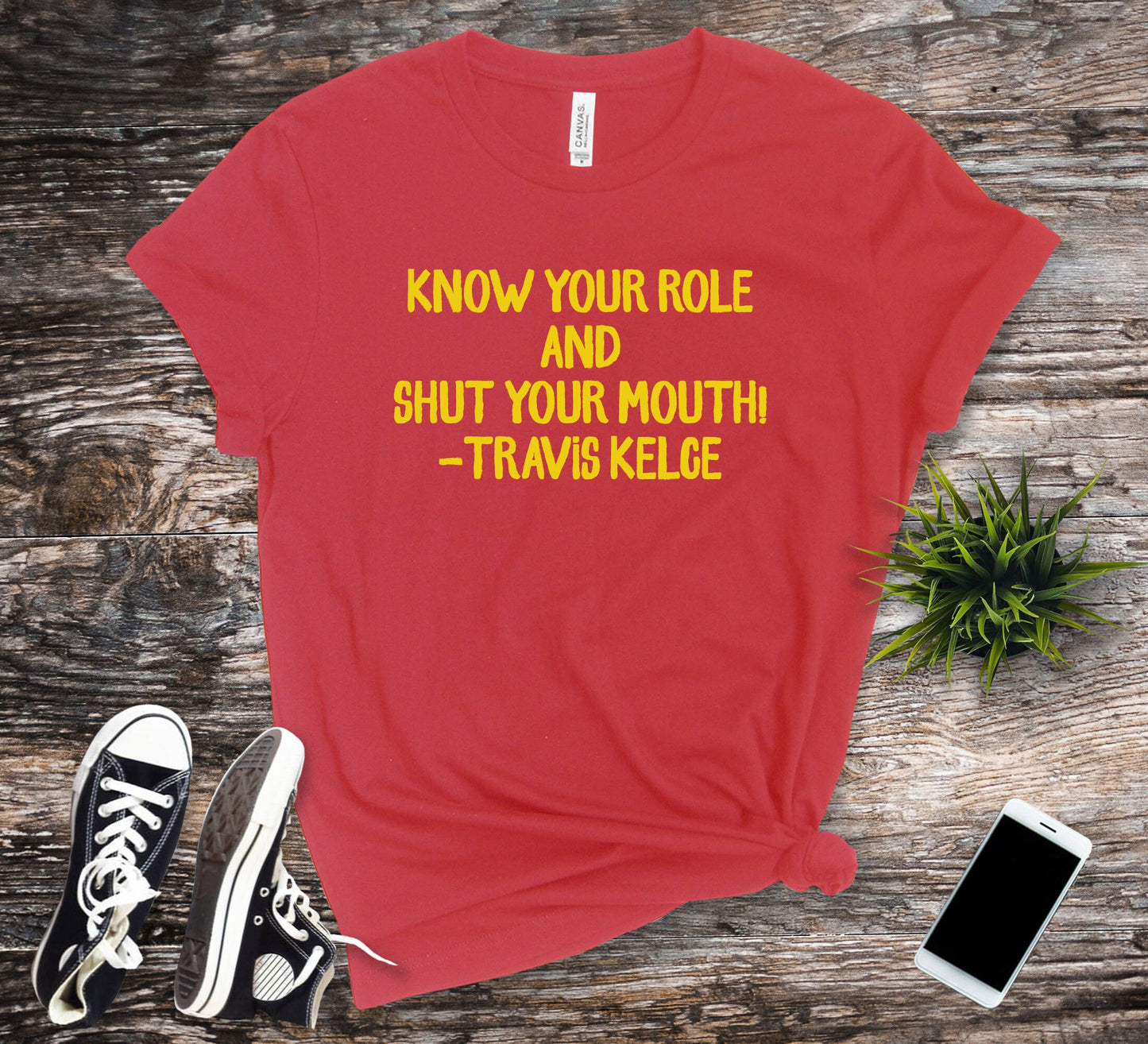 Know Your Role Travis Kelce Kansas City Unisex T Shirt