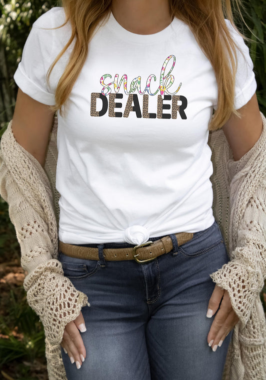 Snack Dealer Unisex T Shirt Mom Shirt for Mothers Day Shirt Funny Shirt for Mom