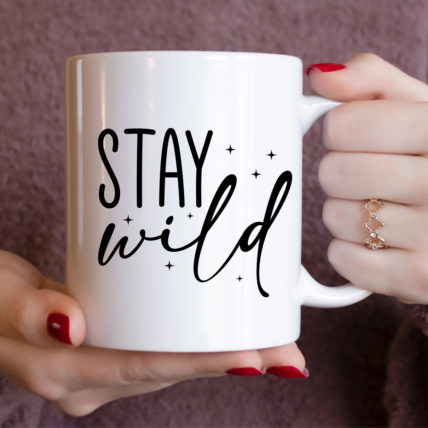 Stay Wild Motivational Mug 15oz