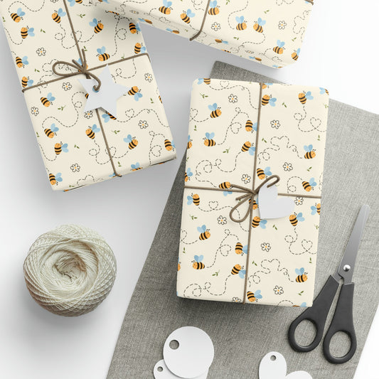 Bee Gift Wrapping Paper