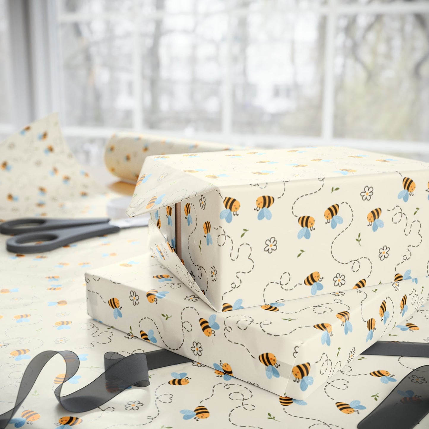 Bee Gift Wrapping Paper