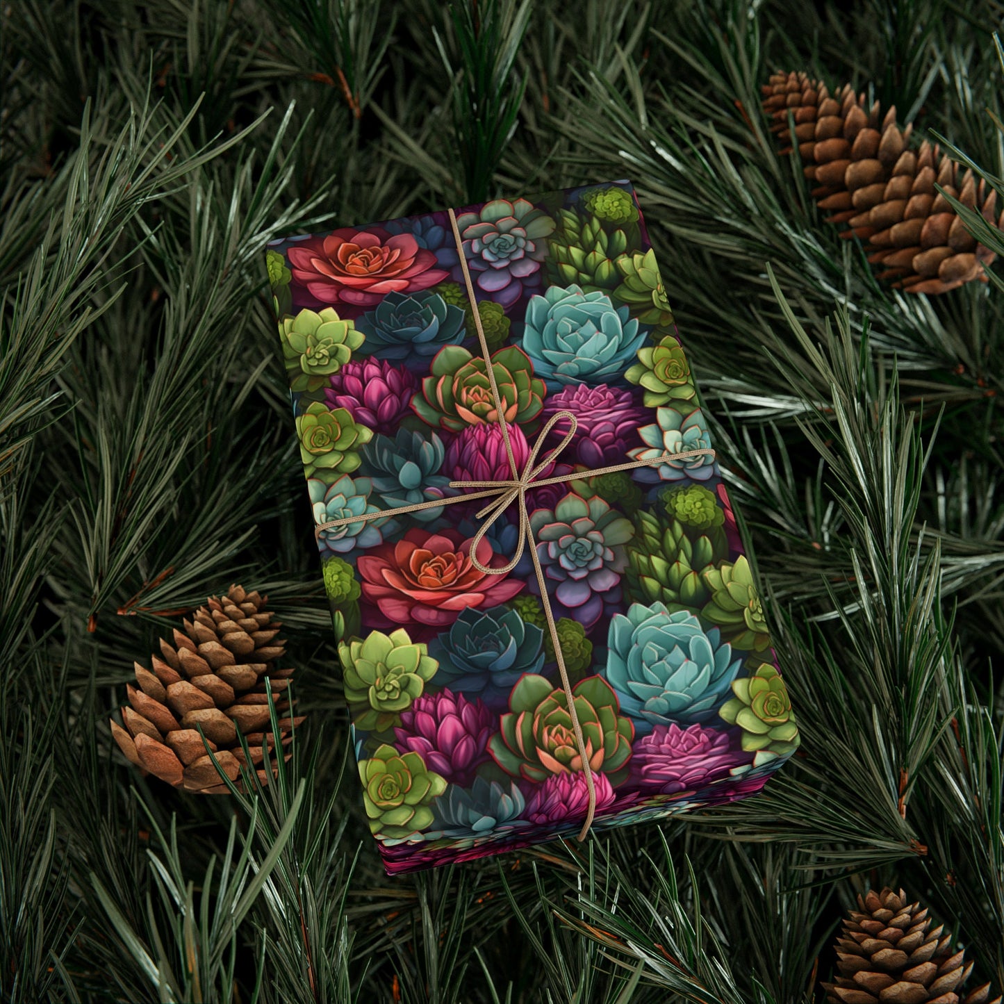 Succulent Gift Wrapping Paper