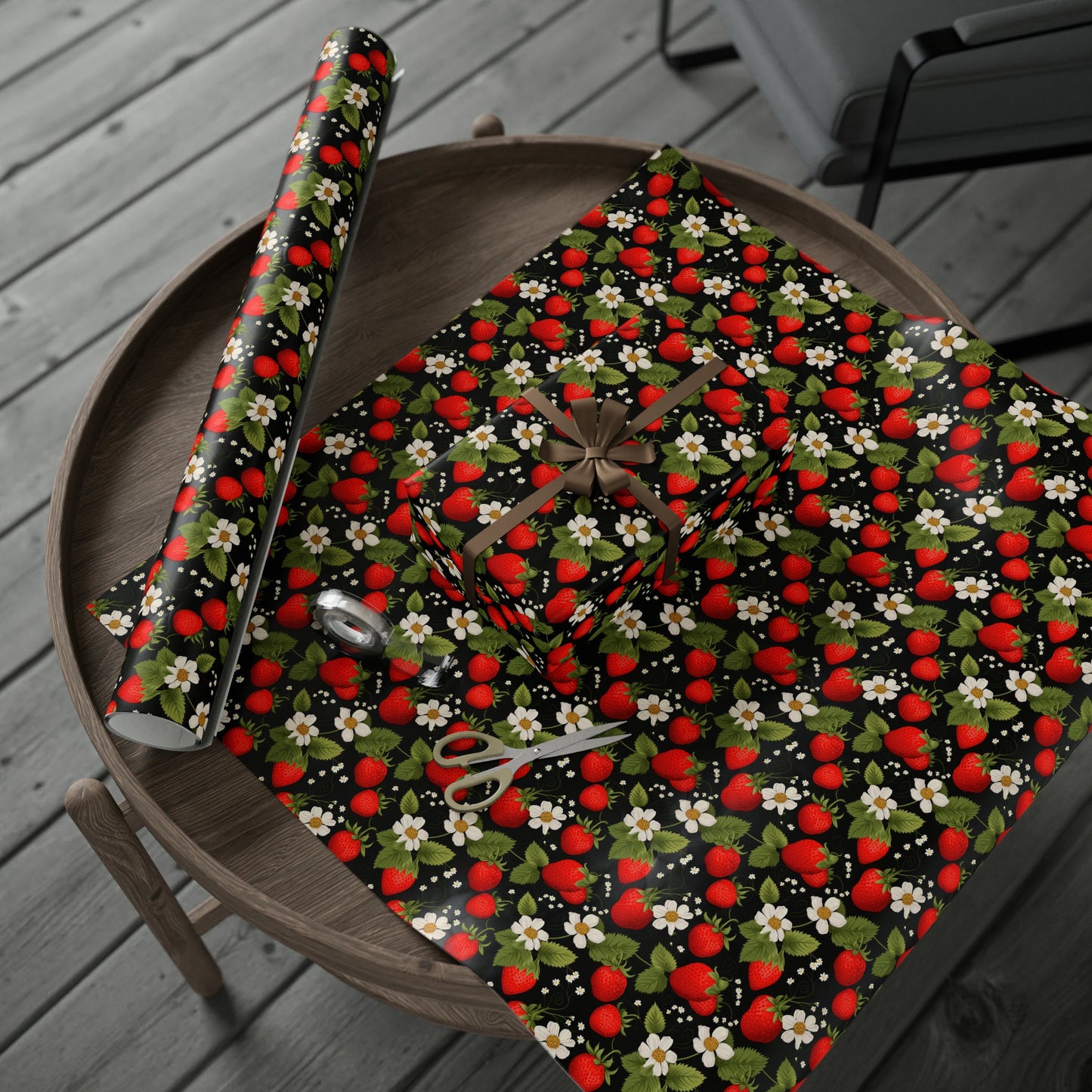 Strawberry Gift Wrapping Paper