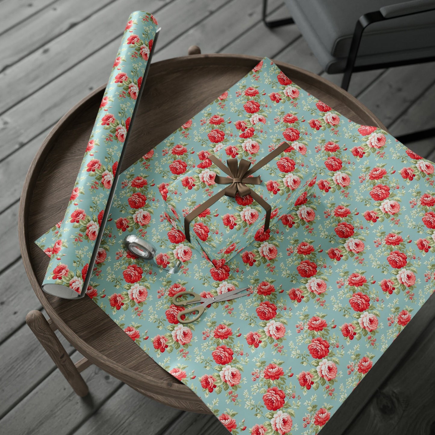 Floral Gift Wrapping Paper