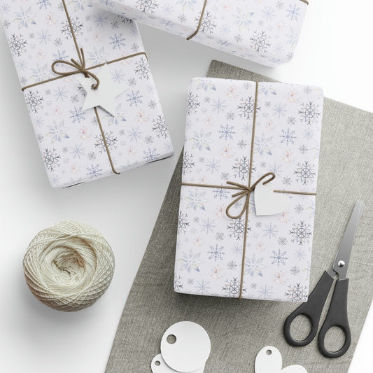 Snowflake Gift Wrapping Paper