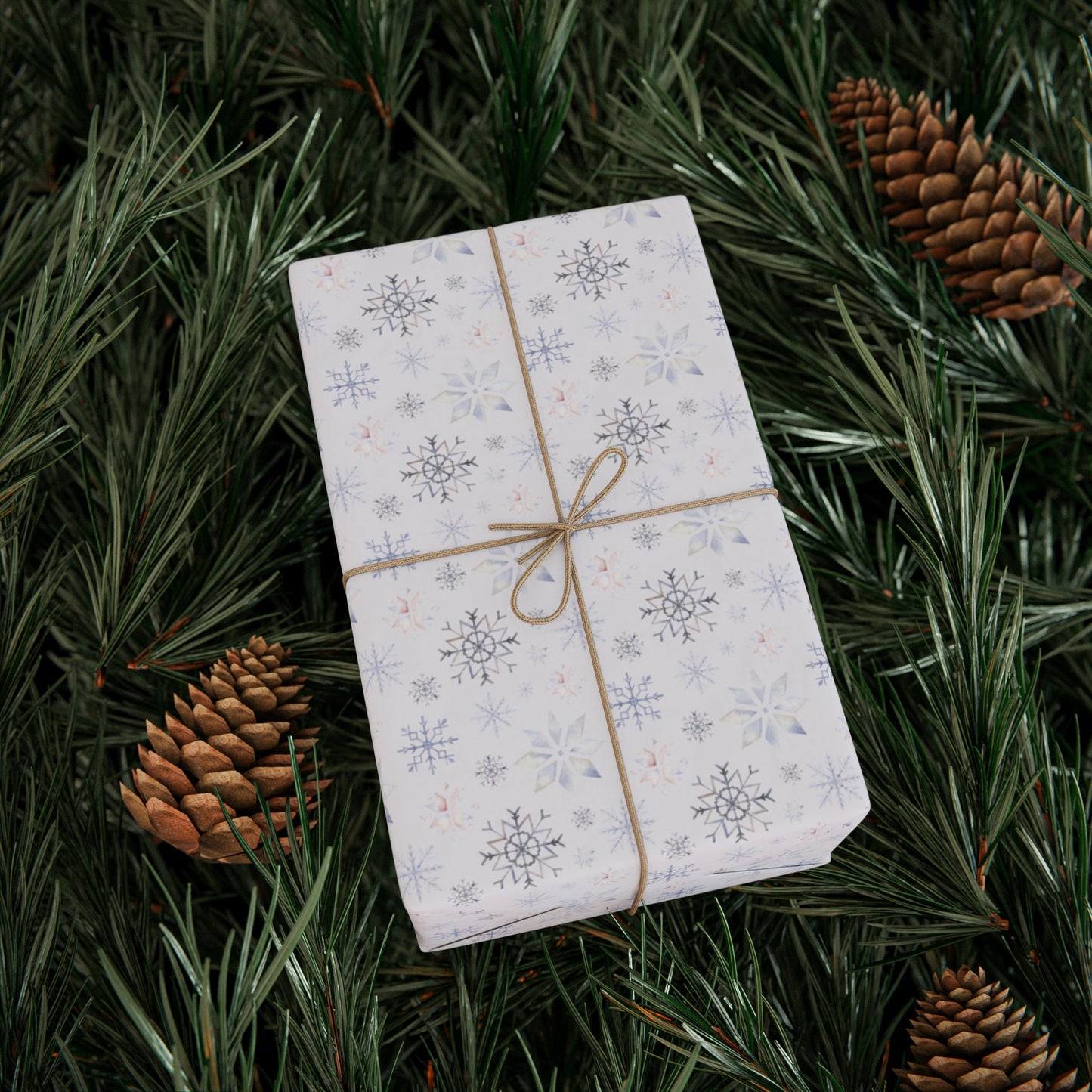 Snowflake Gift Wrapping Paper