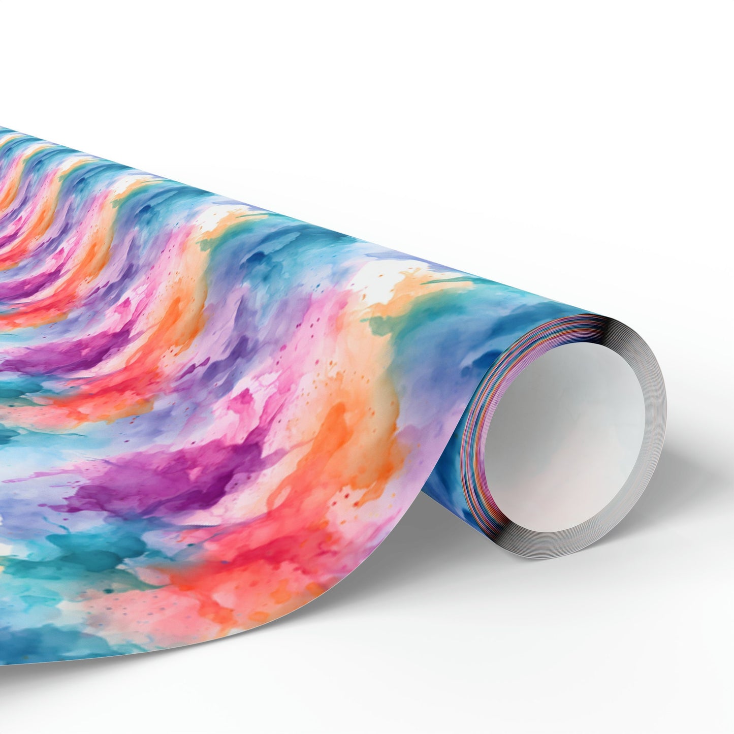 Alcohol Ink Gift Wrapping Paper