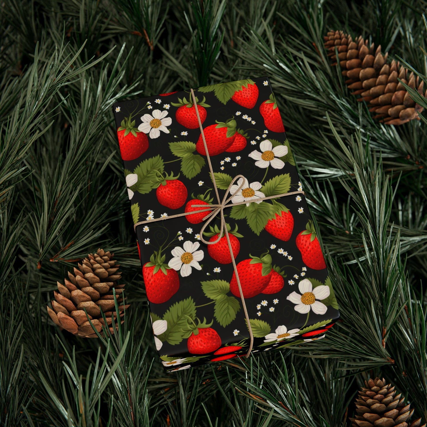 Strawberry Gift Wrapping Paper