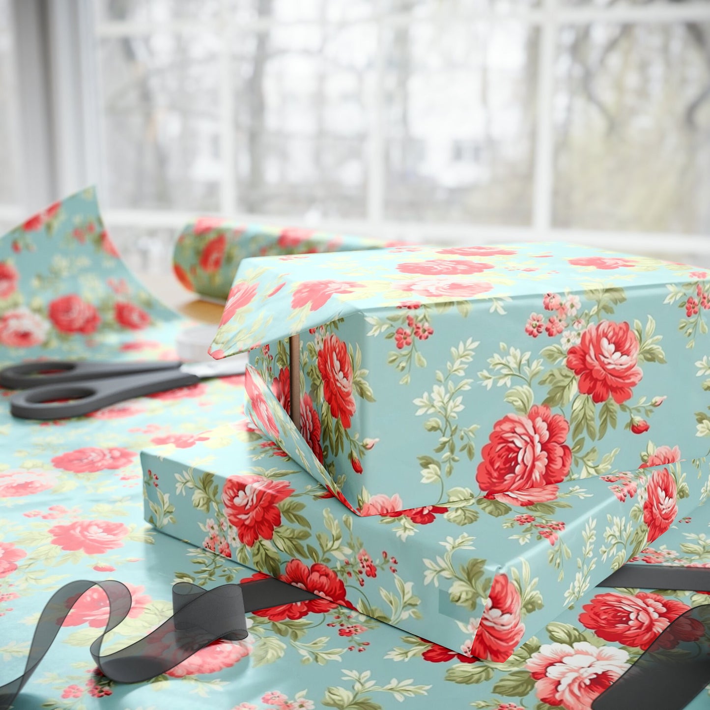 Floral Gift Wrapping Paper