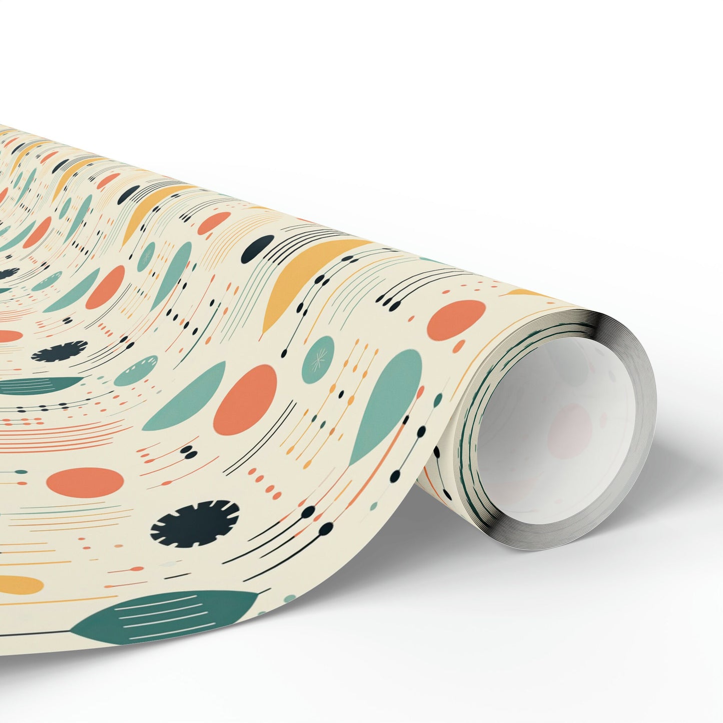 Mid Century Modern Gift Wrapping Paper