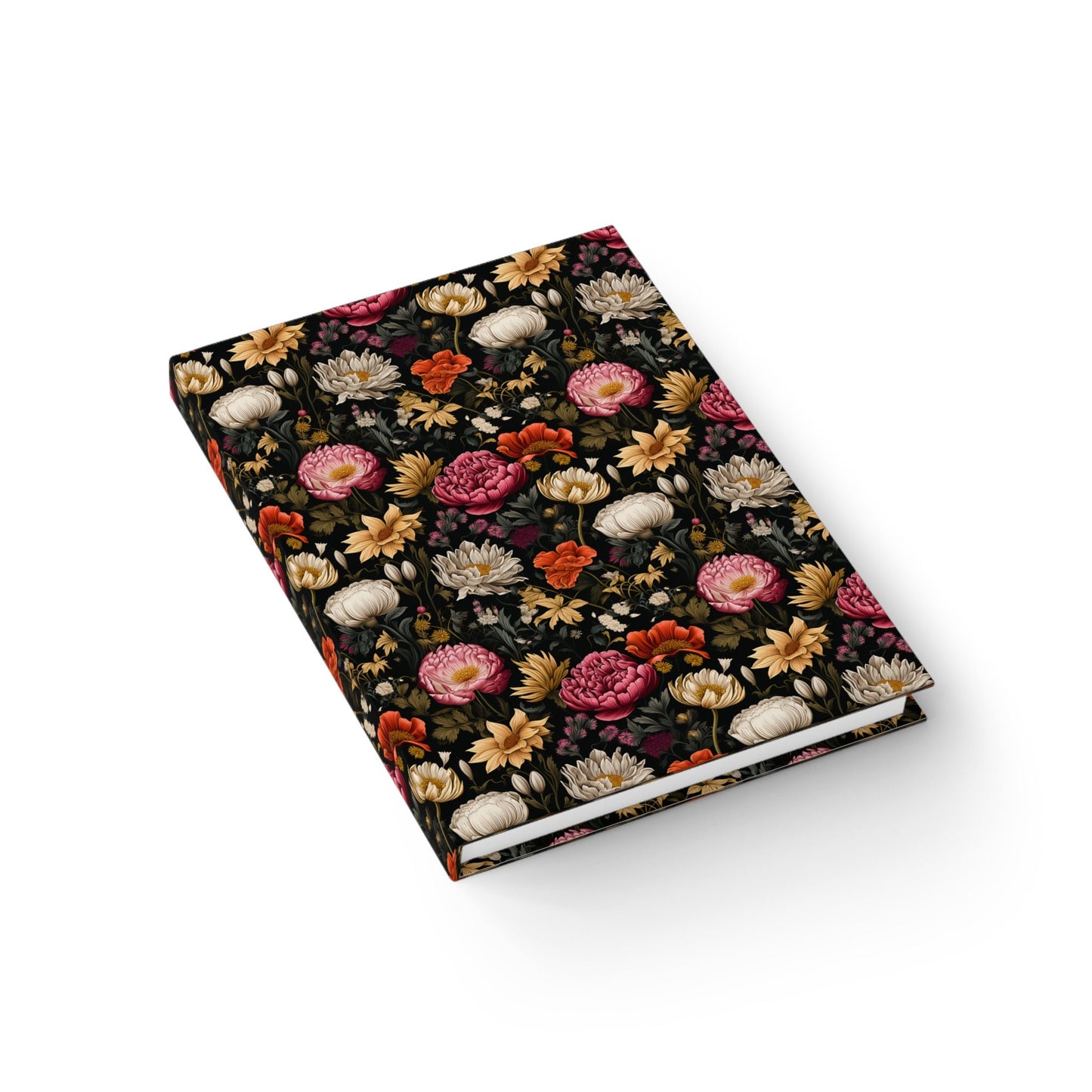 Floral Notebook Blank Diary Mood Journal, Therapy Journal, Manifestation Journal 5x7 Journal Sketchbook