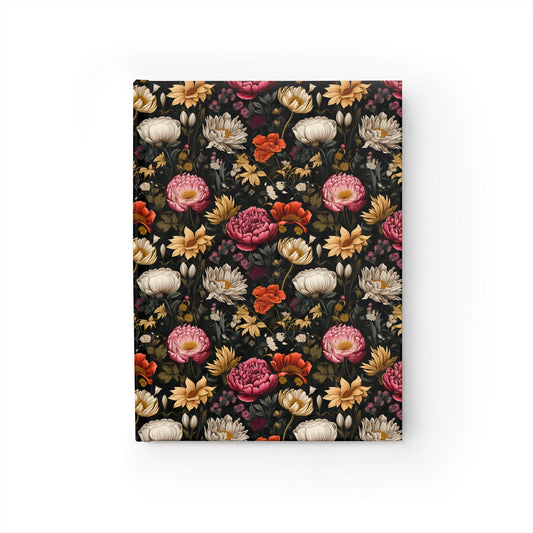 Floral Notebook Blank Diary Mood Journal, Therapy Journal, Manifestation Journal 5x7 Journal Sketchbook