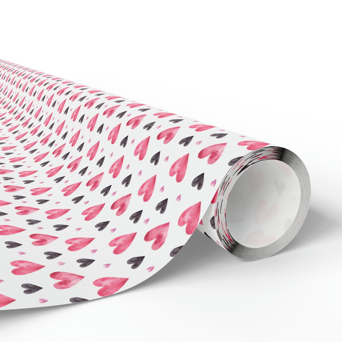 Watercolor Heart Gift Wrapping Paper Valentine Wrapping Paper Valentines Day Gift Wrapping Paper Gift Paper Heart Wrapping Paper