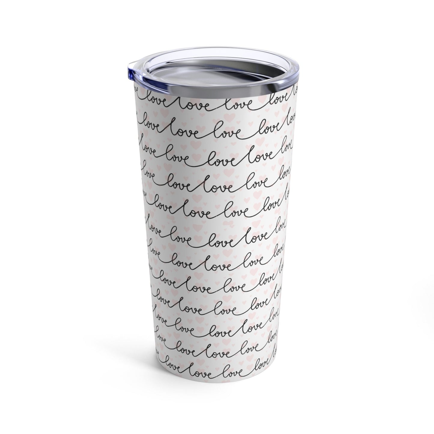 Love Tumbler 20oz Valentine Tumbler Handwriting Love Tumbler