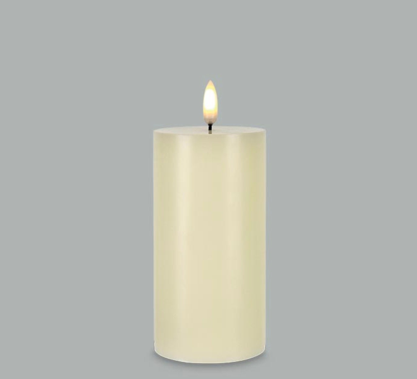 6 Inch LED Candle Real Wax Battery Powered Candle