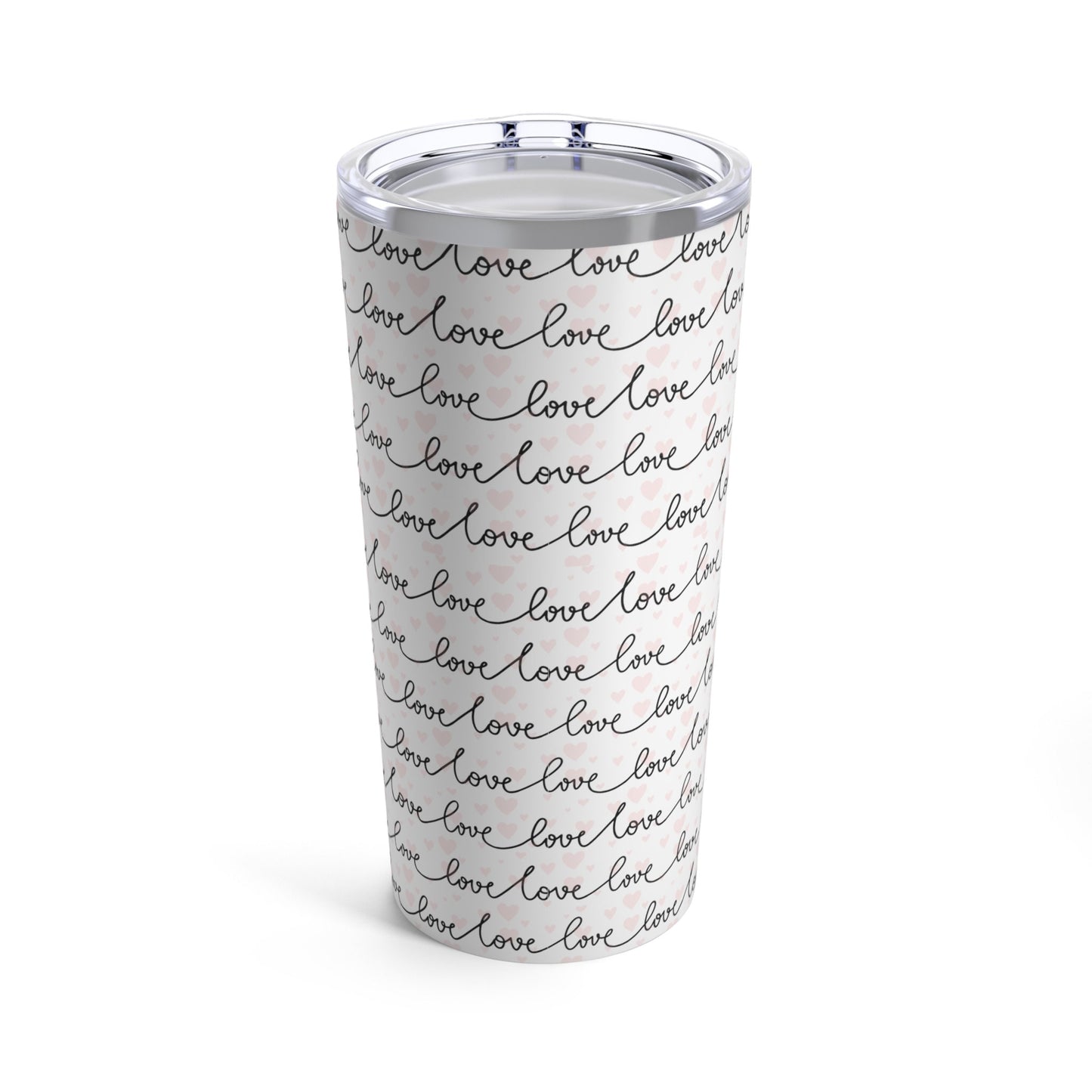 Love Tumbler 20oz Valentine Tumbler Handwriting Love Tumbler